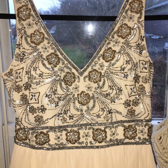 BHLDN Oyster Bridesmaids Dress - Picture 2 of 6